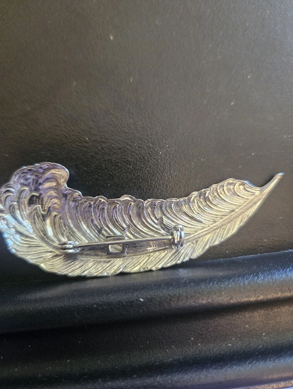 Vintage Feather Brooch